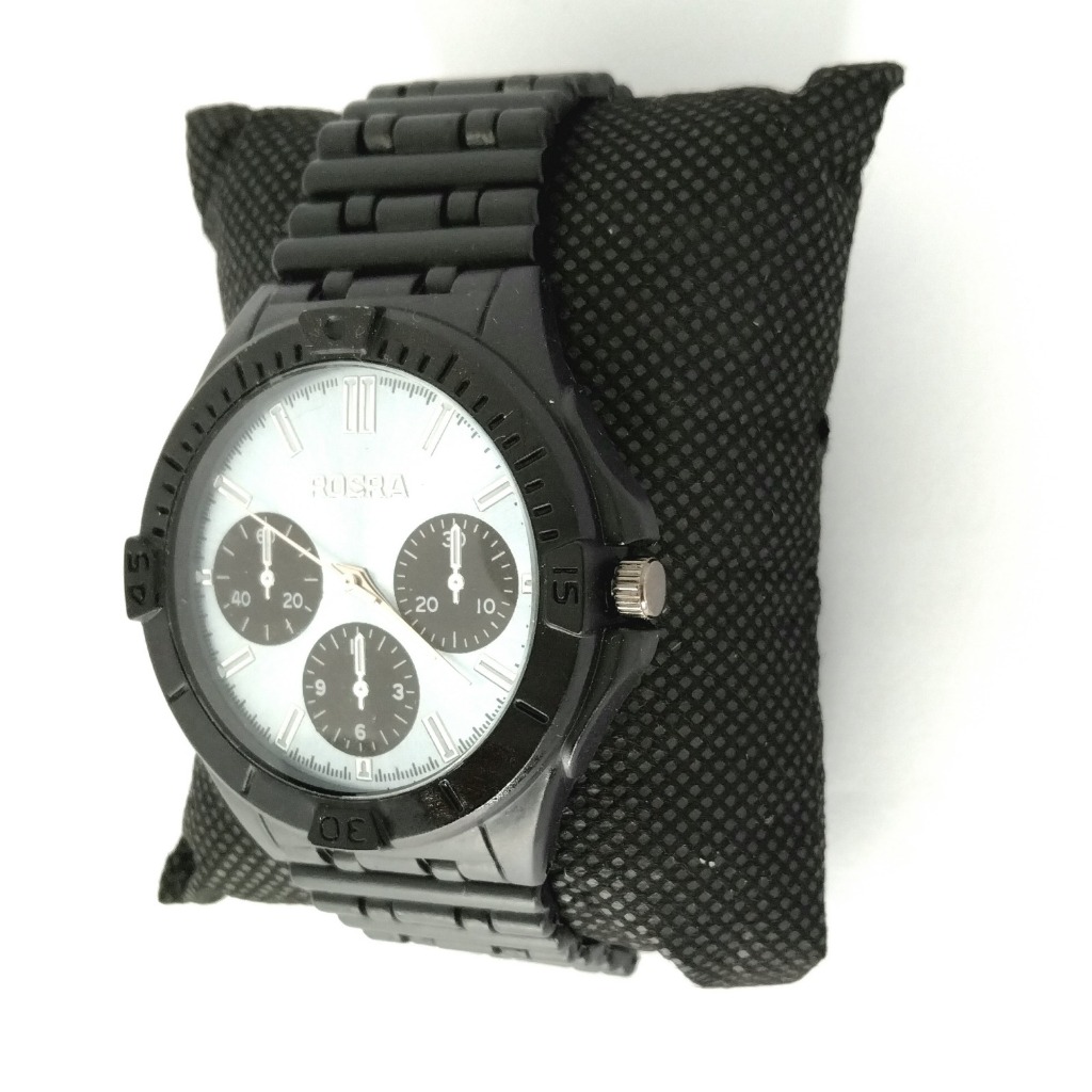 JAM TANGAN PRIA CASUAL ELEGAN - BIRU HITAM