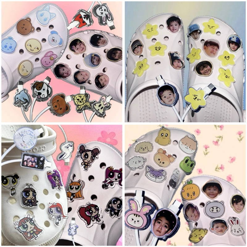[MINOR DEFECT] JIBBITZ CROCS SHOE CLIP PIN PENITI SEVENTEEN NCT NEW JEANS NCT DREAM NCT 127 POWERPUF