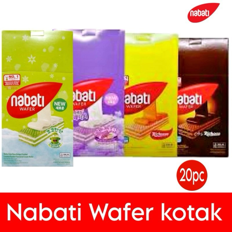 

NABATI WAFER 500 KEJU / COKELAT [1 BOX ISI 20 PCS] / NABATI WAFER RICHEESE / NABATI WAFER RICHOCO