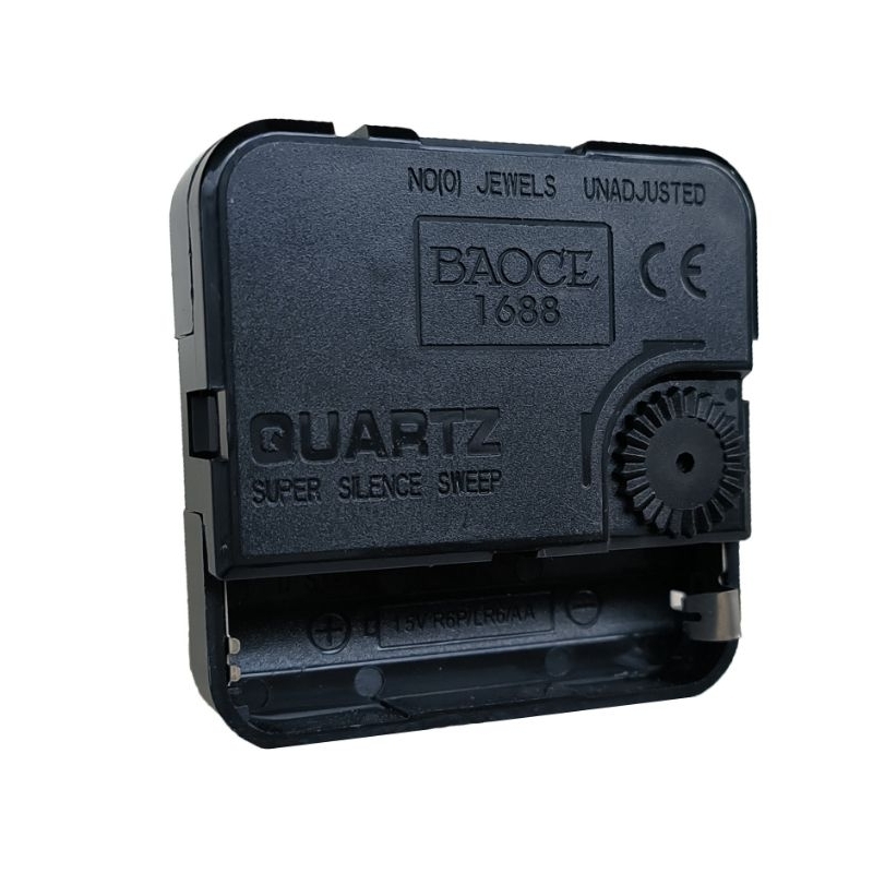 Mesin jam Dinding Sweep drat panjang.plus jarum jam premium