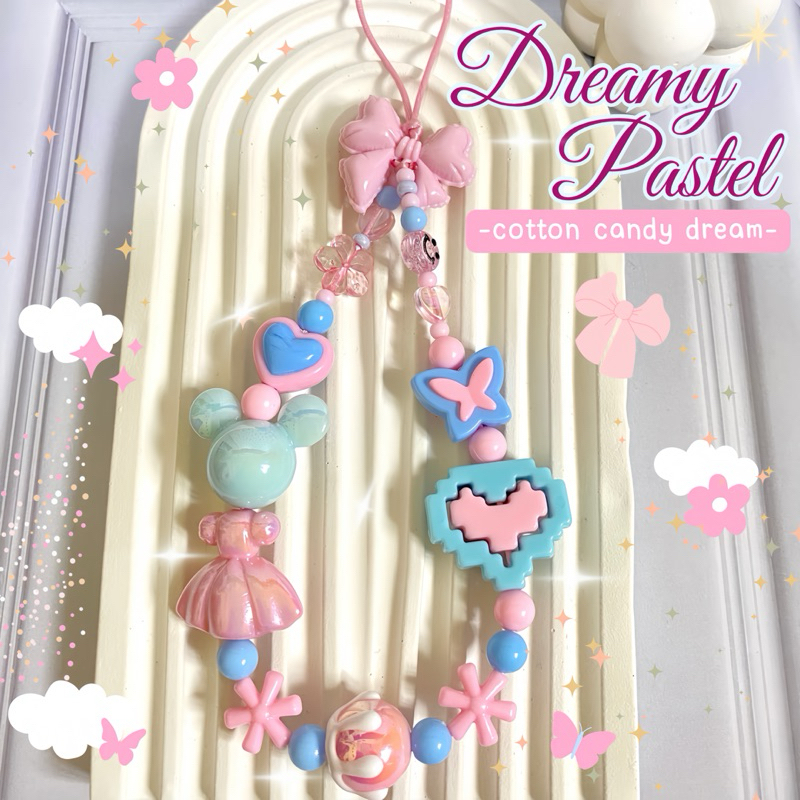 Phonestrap luxury Dreamy Pastel Vibes/ Serenity&Rose Quartz Seventeen