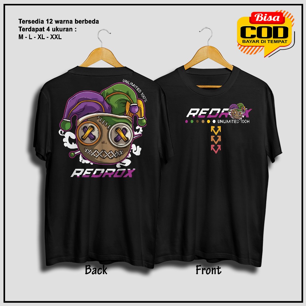Kaos Redrox - Tshirt Kaos Distro Redrox Kece - Kaos Redrox DTF