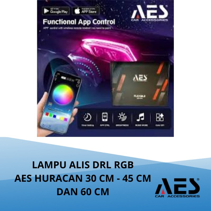 ALIS DRL AES HURACAN 30 CM / 45 CM / 60 CM RGB BLUETOOTH CONTROLLER