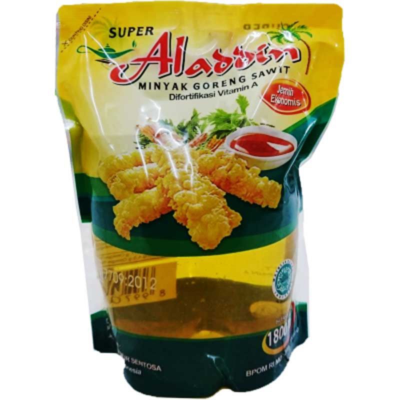 

Minyak aladdin kemasan refil 1liter