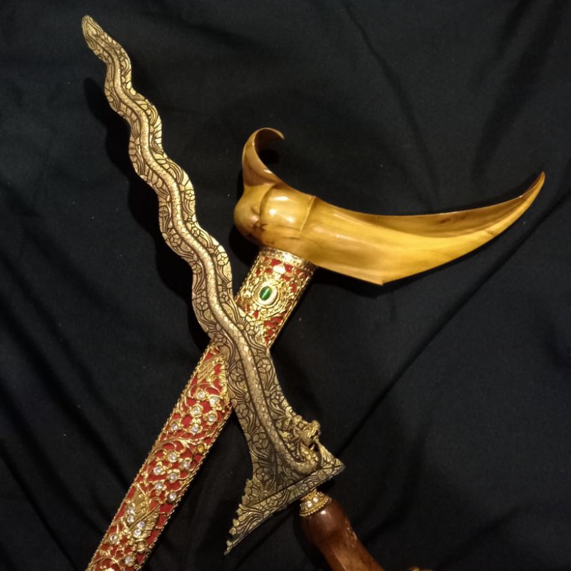 Koleksi Nogo Sosro Sabuk inten Luk 11 Kinatah Sepuh emas Kamarogan Gagah Istimewa