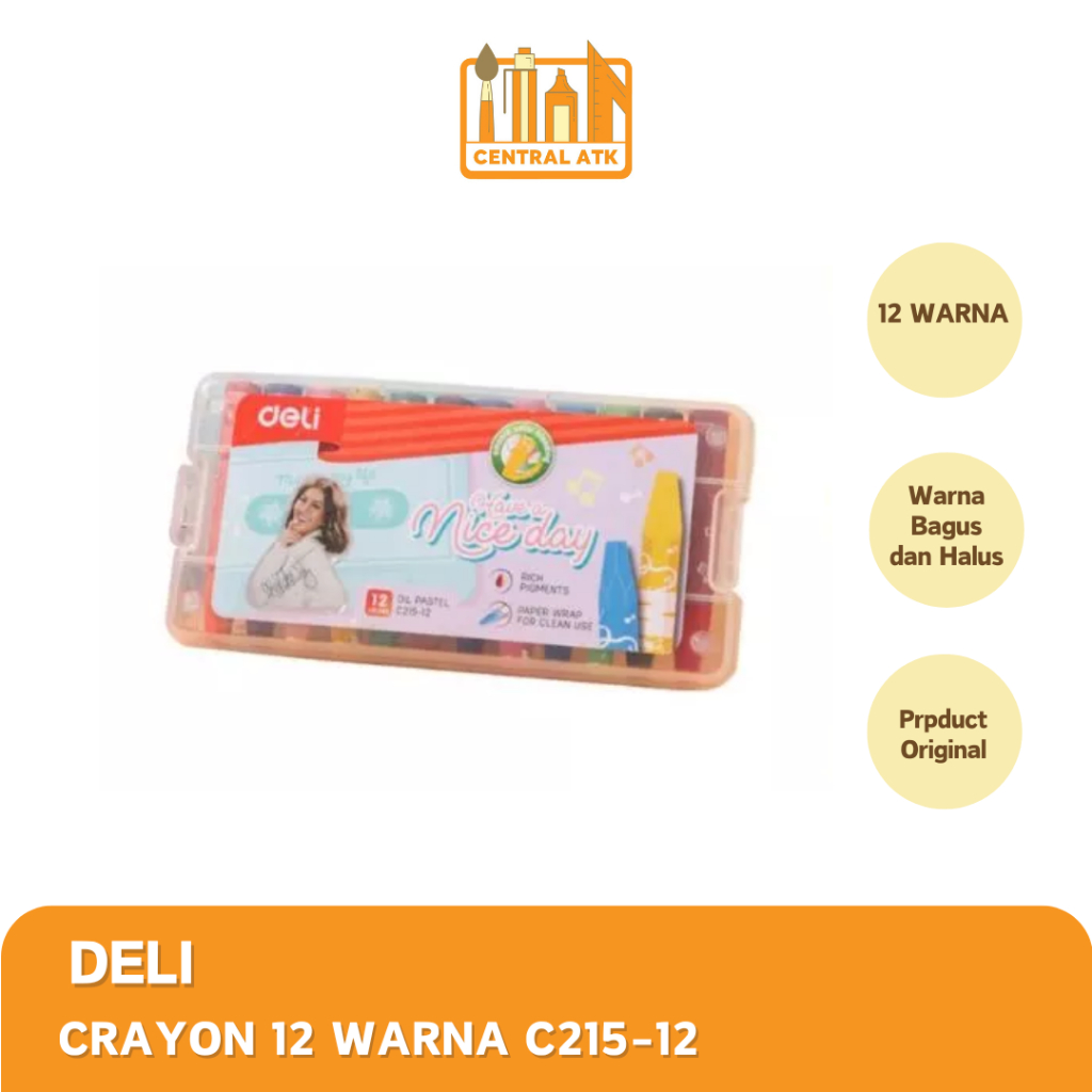 

CRAYON / KRAYON DELI AGMO ISI 12 WARNA C215-12 (1 PCS)