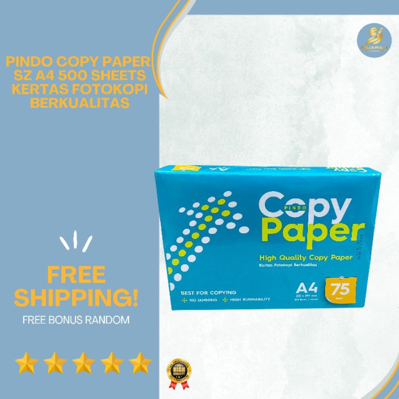

Kertas Hvs A4 Copy Paper | Ukuran A4 | 1 Pack (500 Lembar)