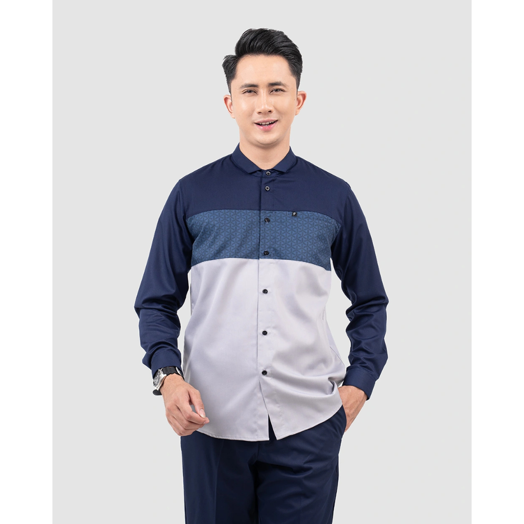 Fadkhera Basith Baju Koko Kemeja Modern Fadkhera