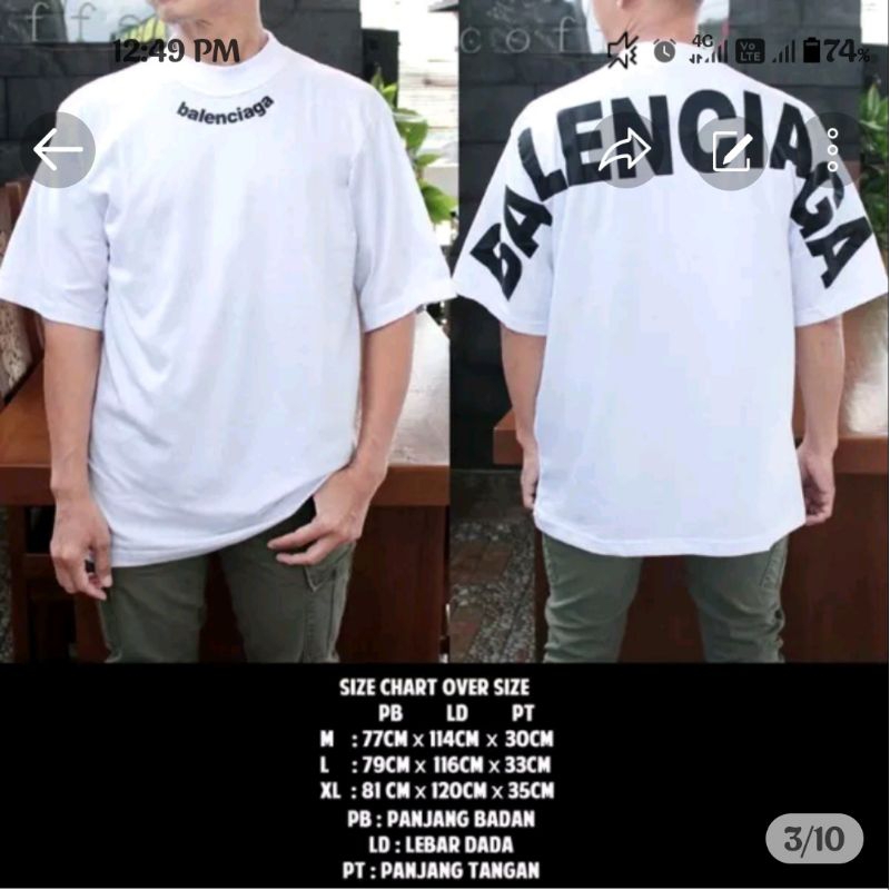 kaos oversize pria wanita tulisan melengkung