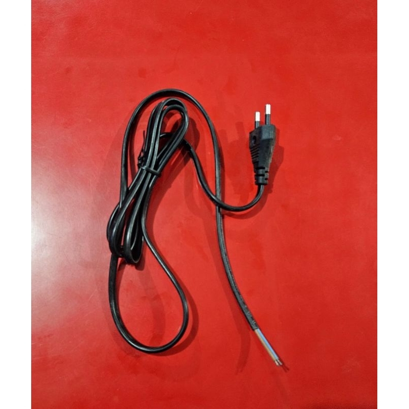KABEL AC CORD BUNTUNG HITAM TEBAL ORIGINAL POLYTRON