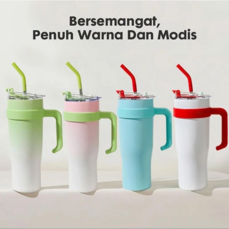 TUMBLER MINUM STAINLESS STEEL//BOTOL MINUM BIG//TUMBLER MINUM ANTI PANAS