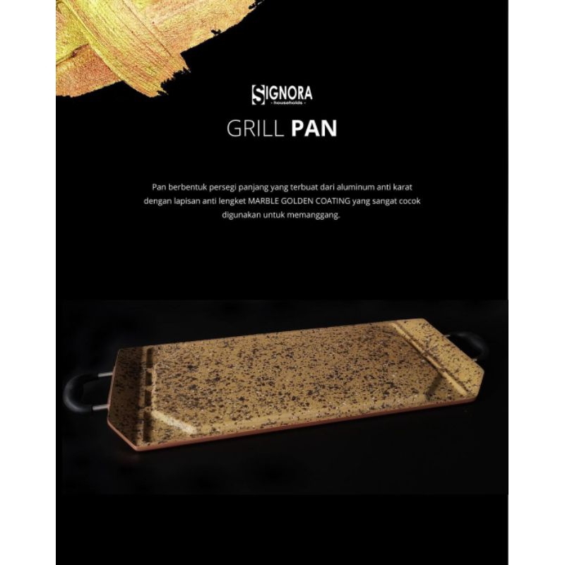 Grill pan signora/ alat panggang/alat barbeque