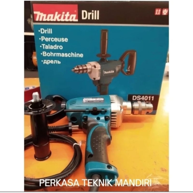 Mesin Bor Besi Makita 13mm DS4011 Original