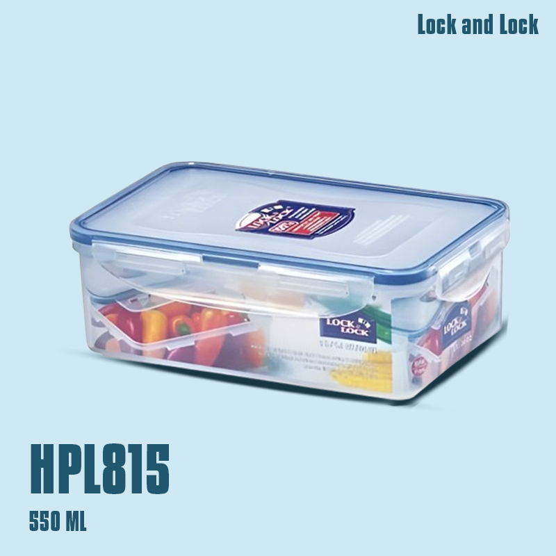Original LocknLock Wadah Tempat Makanan hpl815 HPL815C HPL815L 550ml