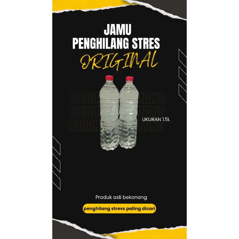 

jamu penghilang stress 1.5L