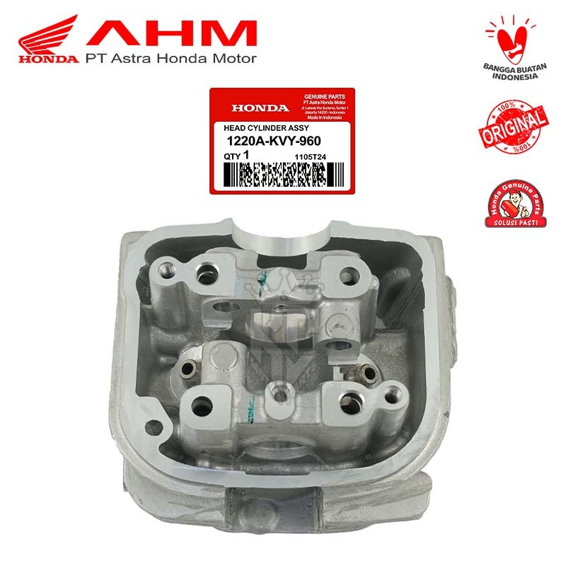 Deksel Kop Cylinder Head Honda BeAT Scoopy Spacy Karbu AHM 12200-KVY-900