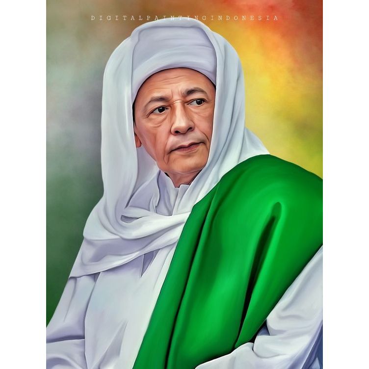 Poster Ulama / Foto Ulama / Stiker Ulama / Hiasan Dinding Ulama/Habib/Kiyai UK A4 20 X 30 cm