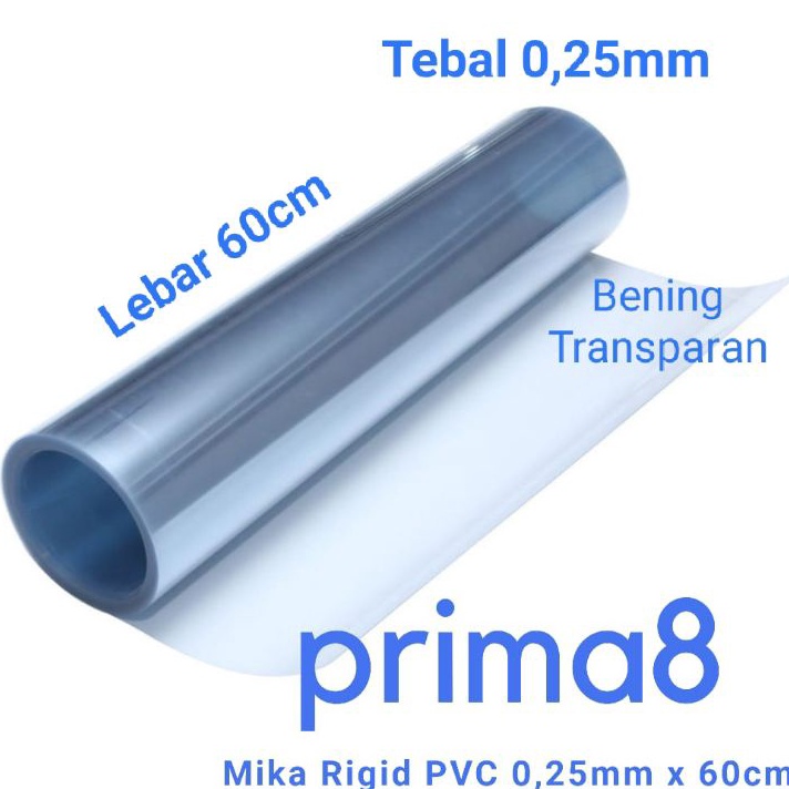 

HARI PENUH PROMO Plastik Mika Kaku Rigid Rigit PVC Bening Tebal 25mm Lebar 6cm Mika Hantaran Kotak Seserahan Sourvenir MIKA METERAN