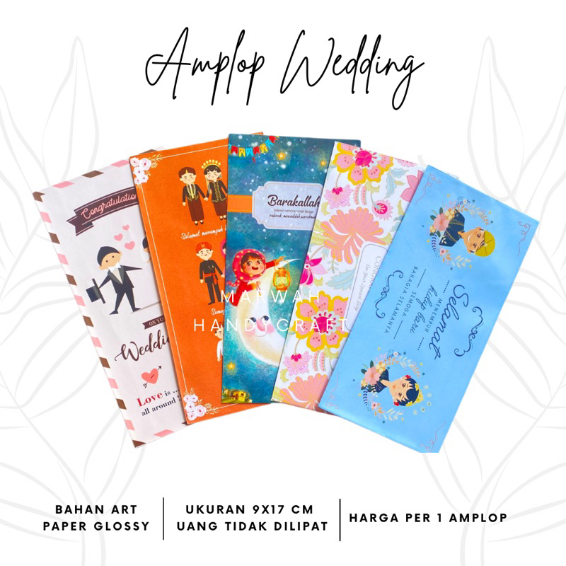 

Amplop Wedding isi 1 pcs Amplop Pernikahan Amplop Kondangan Amplop Nikahan Angpao Wedding