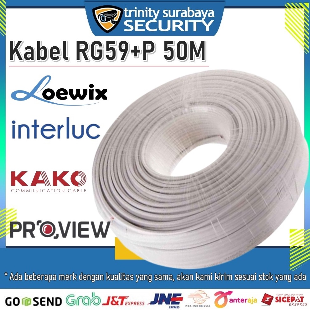 ART M9E4 Kabel CCTV COAXCIAL RG59POWER 5M Trinity