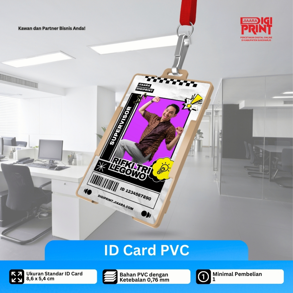 

Cetak Custom PVC ID Card