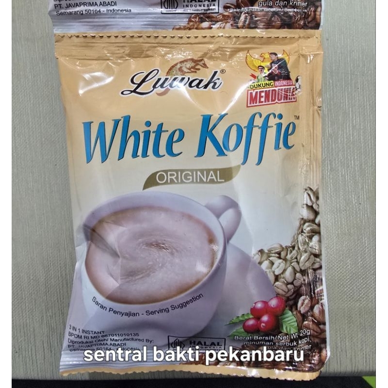

KOPI LUWAK WHITE COFFEE ISI 10 X 20 G