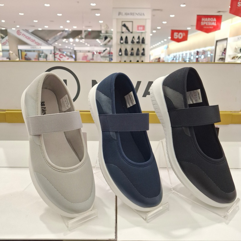 Sepatu sneakers slipon wanita brand NEVADA original - CORE04