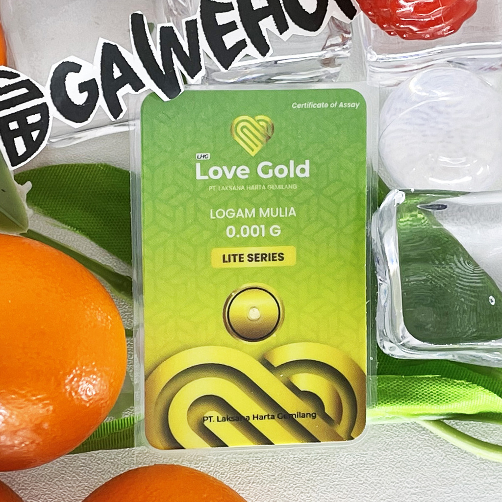 Love Gold 0.001 Gram Lite Series Emas Mini Kecil