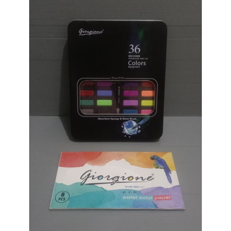 

Giorgione Watercolor Paint Set Colors and Pigment (Baru)