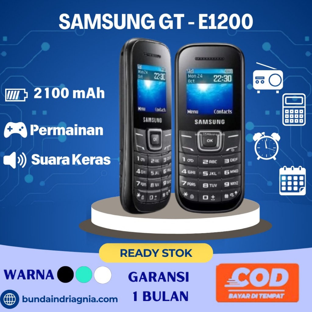 (COD) Hp Samsung Murah  Keystone 2 GT - E1200 New Second Garansi Resmi