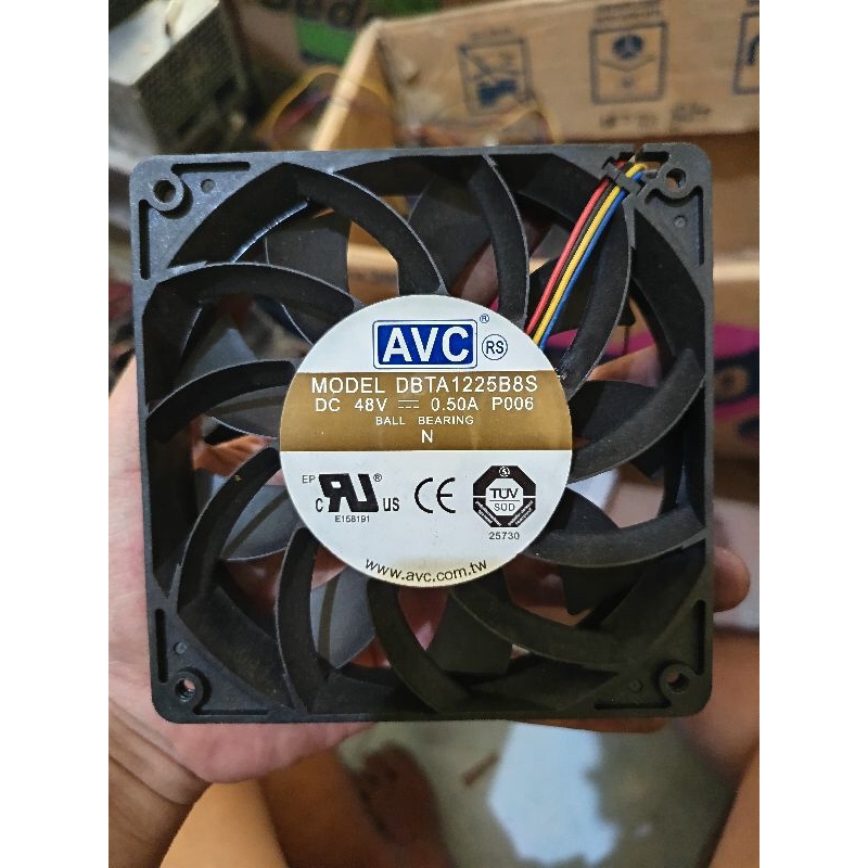 Kipas cooling Fan Avc 12cm 48v 0.50a