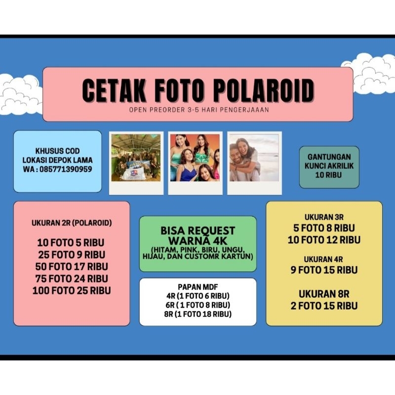 

FOTO POLAROID PAKETAN