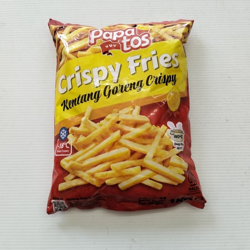

PAPATOS Kentang Goreng Crispy Frozen 1kg