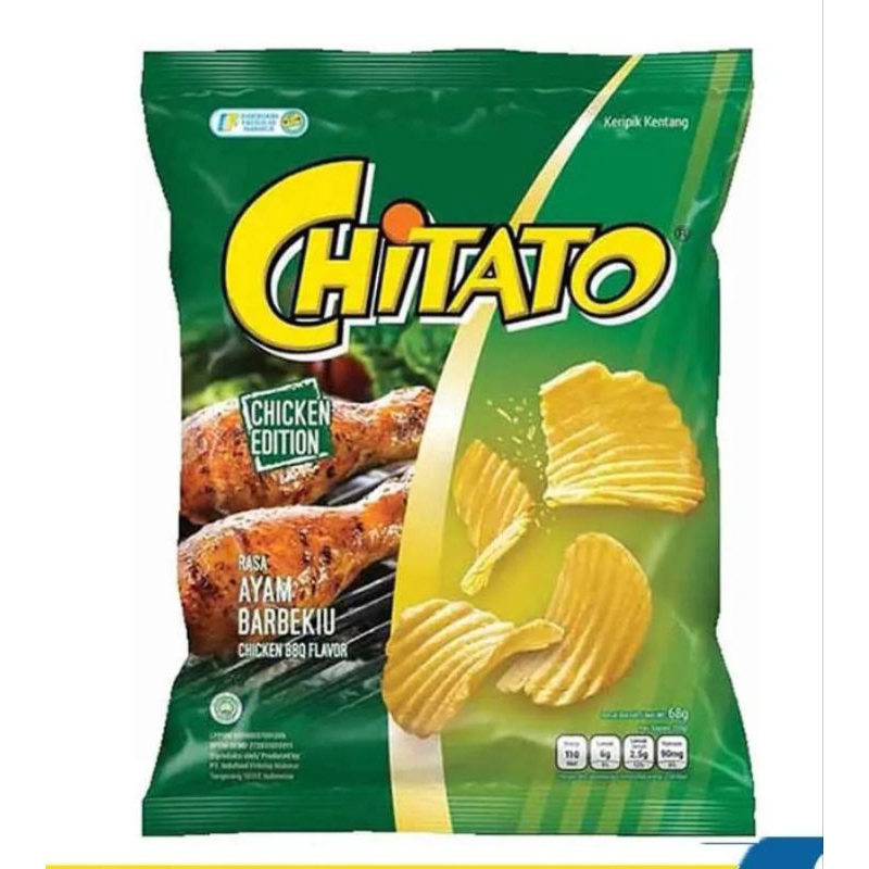 

Chitato Snack Potato Chips Ayam Barbeque Pck 68g