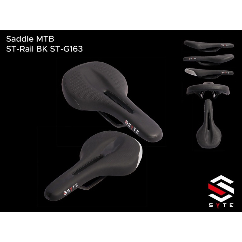 OBRaL saddel sadel jok syte 163 model slim ada bolong tengah sepeda bmx lipat minion federal mtb fix