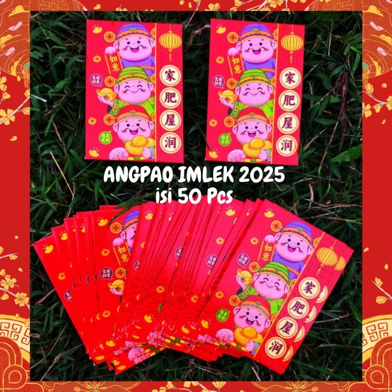 

ANGPAO IMLEK 2025 SHIO ULAR ISI 50 PCS