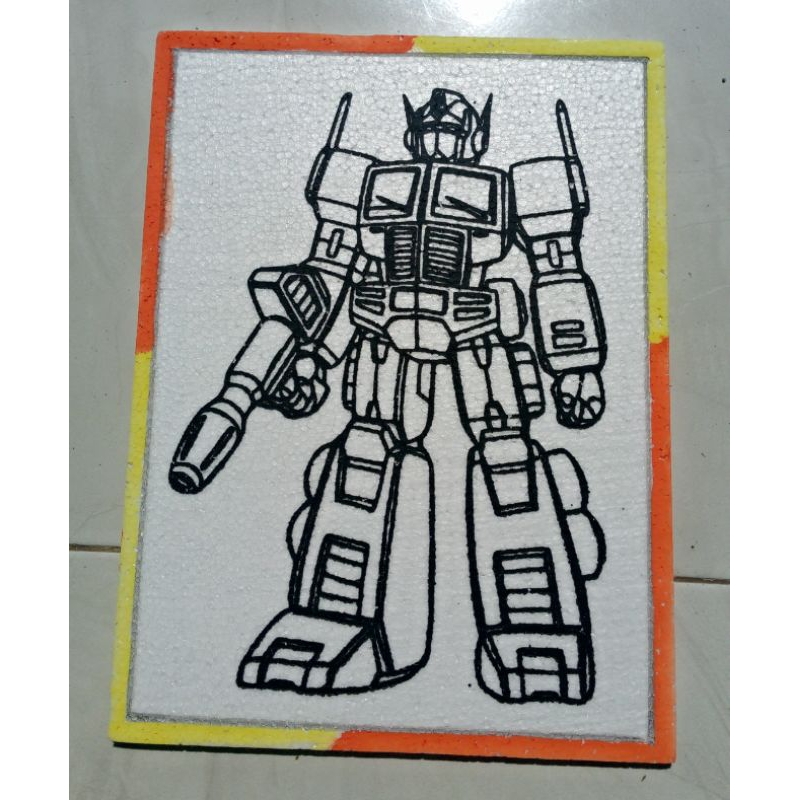 

Stayrofom mewarnai gambar robot lis cat 30x40 cm