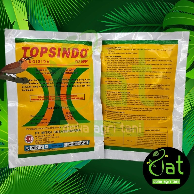 FUNGISIDA TOPSINDO 70WP 100GRAM