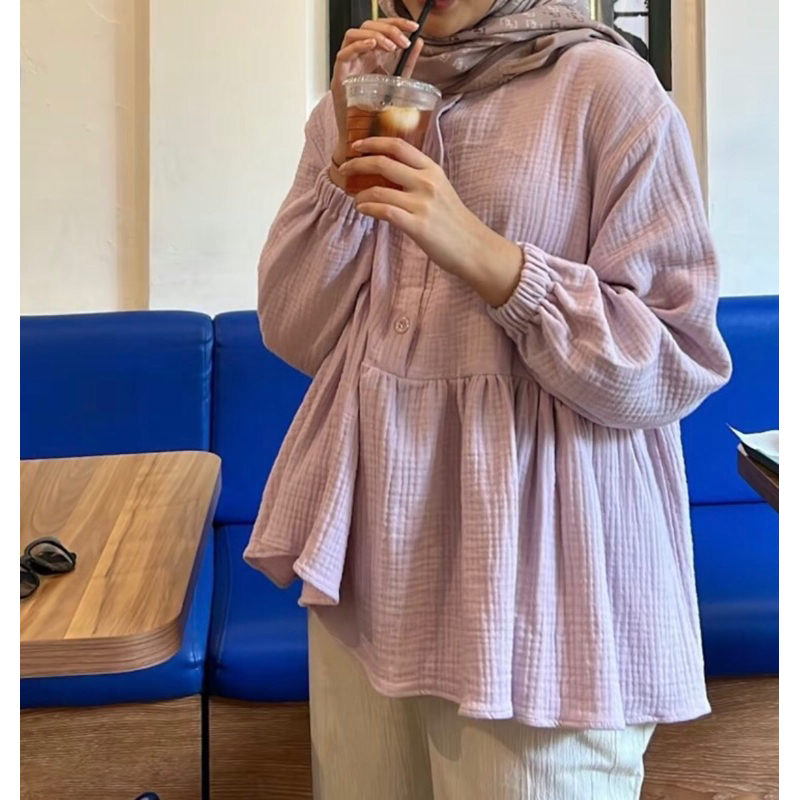 [PRELOVED] Loose Pants - Blouse - Kemeja