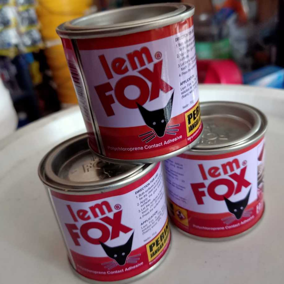 

Lem Fox Kaleng Merah kemasan 70 Gram