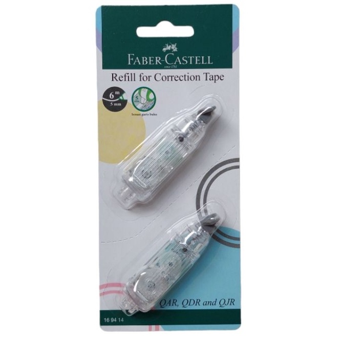 

Bonus Refill Correction Tape QJR set 2 Faber Castell QJRQARQBRQDR