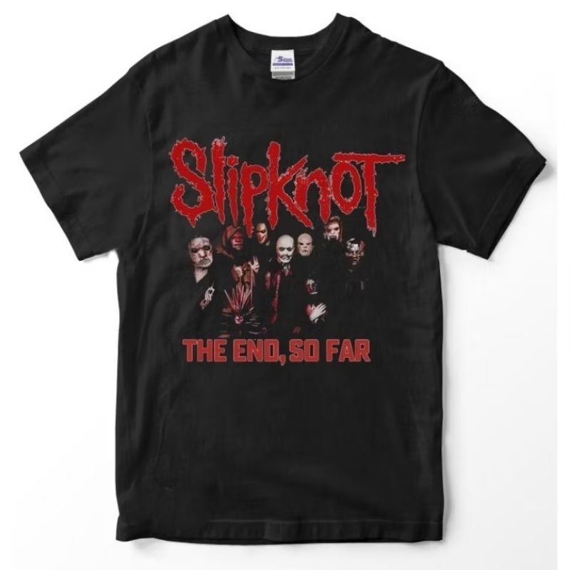 kaos SLIPKNOT 8 THE END SO FAR Premium tshirt kaos band Slipknot creatures KAOS MUSIK