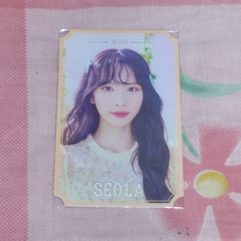 LYRICS CARD SEOLA WJSN NEVERLAND BUTTERFLY