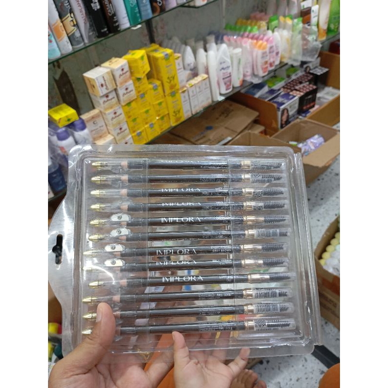Pensil Alis Implora Varian Grey Brown