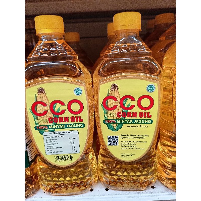 

CCO Corn Oil / Minyak Jagung Kemasan Botol (1 liter)