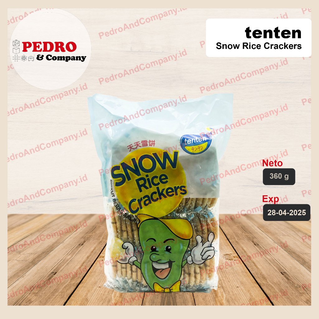 

Tenten snow rice crackers 360 gr - biskuit beras salju