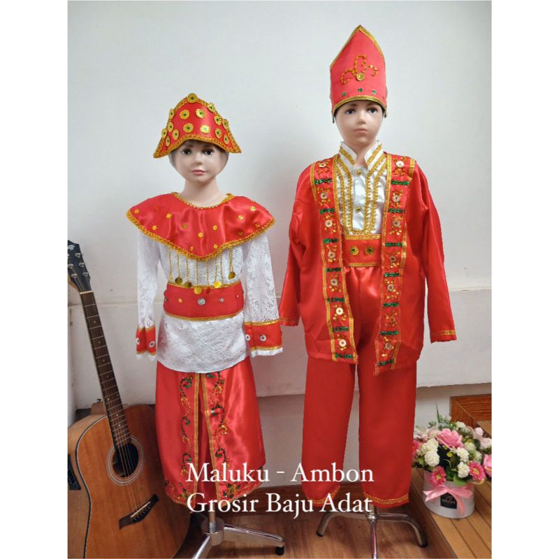 BAJU ADAT MALUKU AMBON ANAK