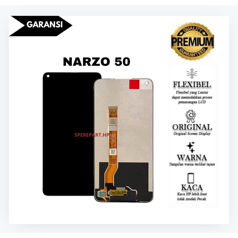 LCD TOUCHSCREEN NARZO 50 FULLSET ORIGINAL/LCD ORIGINAL NARZO 50