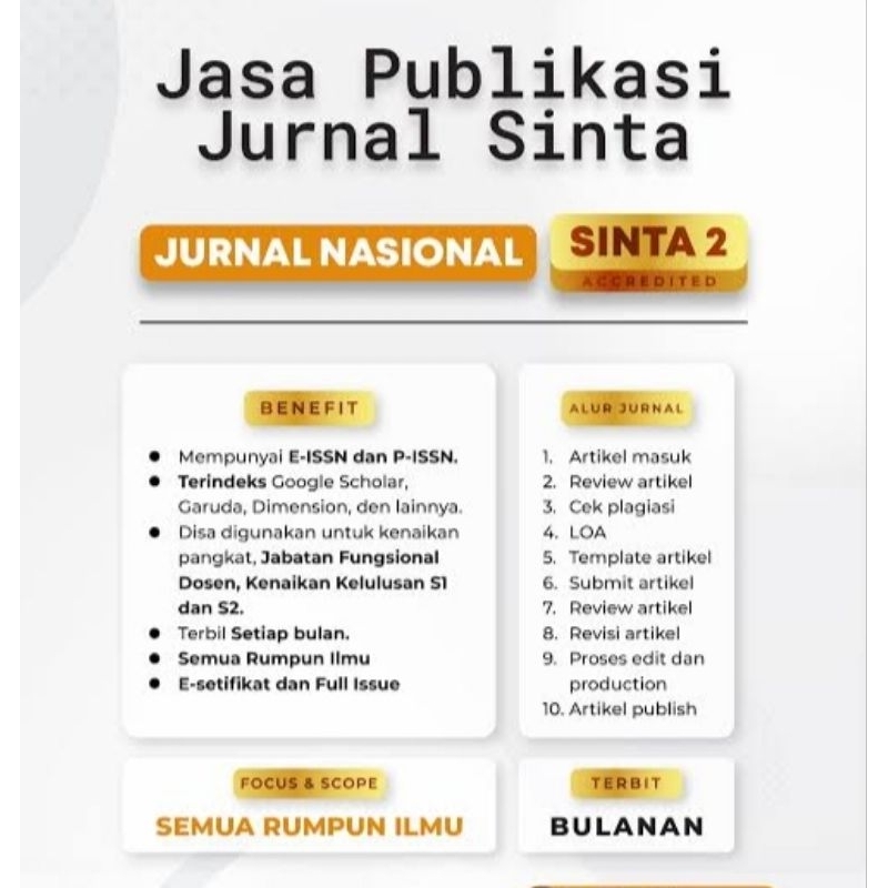 JURNAL SINTA 2 SEMUA JURUSAN