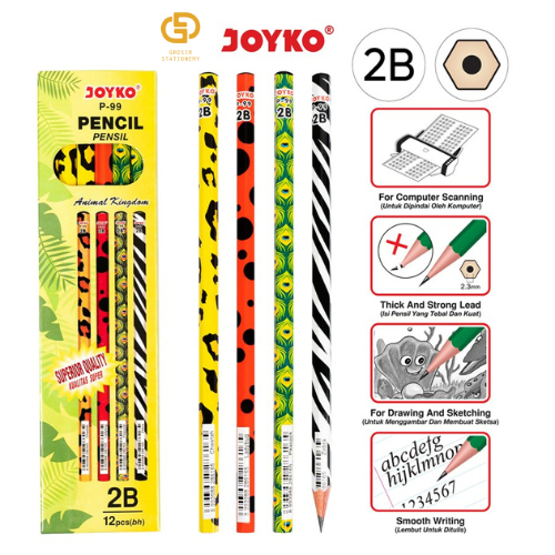 

Pencil Pensil Joyko P-99 2B (1 BOX isi 12 PCS)